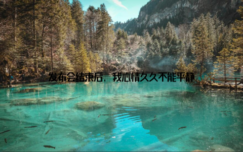 发布会结束后, 我心情久久不能平静