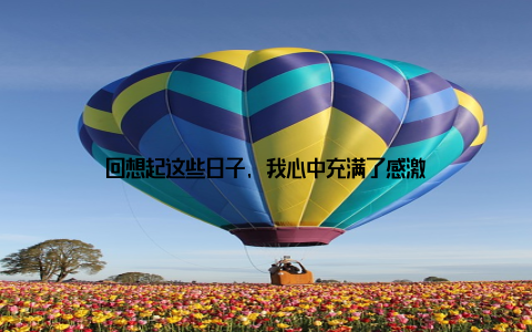 回想起这些日子, 我心中充满了感激