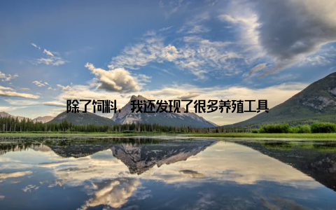 除了饲料, 我还发现了很多养殖工具