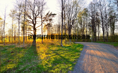 这里同样有着丰富的畜牧业资源