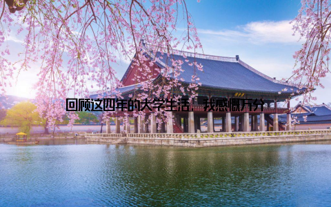 回顾这四年的大学生活, 我感慨万分