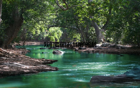 我们要保证动物的福利